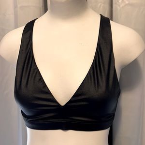 Victoria Secret black sports bra size large great condition